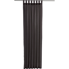 Füles függöny 2 darabos szett 140 cm x 245 cm antracit lakástextília
