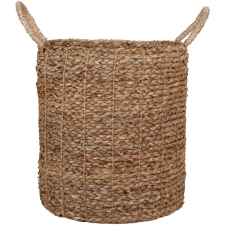  Füles kosár tengerifűből  30 cm x 32 cm natúr kerti dekoráció