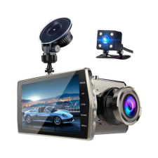  FullHD 1080P autós menetrögzítő kamera tolatókamerával, beépített G-szenzor és LED fény autós kamera