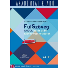 FülSzöveg angol hallás utáni szövegértés feladatok A2-B1 + virtuális melléklet nyelvkönyv, szótár