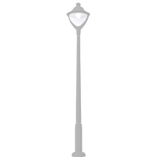 Fumagalli BEPPE 400 POWER LED 50W 4K E27 szürke kültéri állólámpa kültéri világítás
