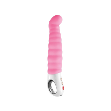 Fun Factory G5 - akkus, vízálló bordás G-pont vibrátor (pink) vibrátorok