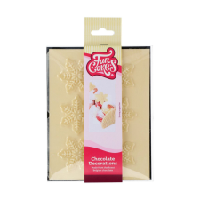 Funcakes csokoládédísz, hópehely, 6db sütés és főzés