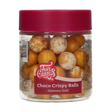 Funcakes roppanós csokoládé golyó, csillogó arany, 130g sütés és főzés