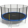 FUNFIT 465cm külső hálós Trambulin létrával - kék