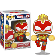 Funko Marvel POP! Holiday Captain Marvel 936 Figura 9cm játékfigura