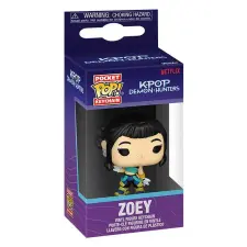 Funko Pocket Pop Keychain KPOP Demon Hunters - Zoey kulcstartó 889698956888 játékfigura