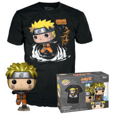 Funko Pocket Pop! & Tee: Naruto - Naruto run figura és póló (L) játékfigura