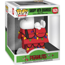 Funko POP! Deluxe: Peanuts - Snoopy w/Doghouse figura #1629 játékfigura