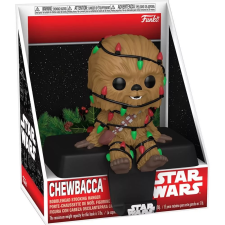 Funko Pop Edge-Sitter: Star Wars - Chewbacca figura és zokni akasztó karácsonyi változat játékfigura