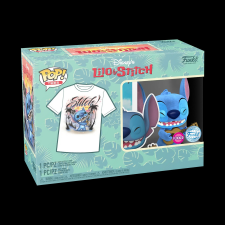 Funko POP! & Tee: Lilo & Stitch - Ukelele Stitch figura és póló (Xl) játékfigura