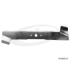  Fűnyíró kés AL-KO 46E, 46B 457mm, 19.7mm, 3 furatos, utángyártott