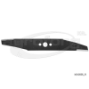  Fűnyíró kés Flymo E30, E300, XE30 300mm, 16.2mm, 3 furatos, utángyártott