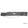  Fűnyíró kés Kynast 475mm, 20.3mm, 3 furatos, utángyártott