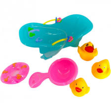  Fürdő játék szett, 6 db-os - Türkiz fürdőszobai játék