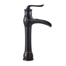  Fürdőszoba mosogató csaptelep, Blackswan, M55 típus, antik fekete modell, 35,5 cm csaptelep