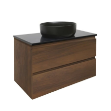 Fürdőszoba szekrény takarólemezzel SAT B-Way 79x50x45 cm diószőnyeg BWAY280NUTZ fürdőszoba bútor