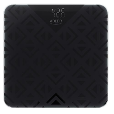 Fürdőszobai mérleg, fekete 180kg/100g - 30x30cm mérleg