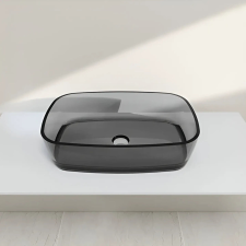  Fürdőszobai mosdó 60x40 cm sötétszürke gyantával szaniter