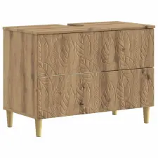  Fürdőszobai mosdószekrény DELFT Kézműves Tölgy 82 x 41 x 59 cm fürdőszoba bútor