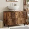  Fürdőszobai mosdószekrény ZWOLLE Antik Fa 82 x 41 x 58,5 cm
