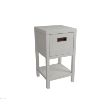  Fürdőszobaszekrény alacsony Naturel Country 40x72,5x40 cm fehér COUNTRYN40ZBI fürdőszoba bútor