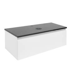  Fürdőszobaszekrény mosdókagylóval SAT B-Way 99x30x45 cm fehér fényes BWAY100WZ fürdőszoba bútor