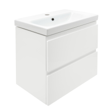  Fürdőszobaszekrény mosdóval Cersanit Dormo 50x63x34,5 cm fehér lesk SIKONCMO006BL fürdőszoba bútor