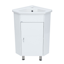 Fürdőszobaszekrény mosdóval Keramia Pro 57,3x85x41 cm fehér lesk PRORSDV fürdőszoba bútor