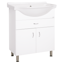  Fürdőszobaszekrény mosdóval Keramia Pro 70x85x56 cm fehér lesk PRO70Z fürdőszoba bútor