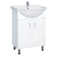  Fürdőszobaszekrény mosdóval Multi Pro 52x85x41,2 cm fehér lesk PRO50NOVA fürdőszoba bútor
