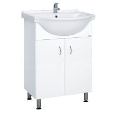 Fürdőszobaszekrény mosdóval Multi Pro 52x85x41,2 cm fehér lesk PRO50NOVA fürdőszoba bútor