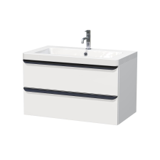  Fürdőszobaszekrény mosdóval Naturel Pavia 85x53x49 cm fehér mat PAVIA385ZCE fürdőszoba bútor