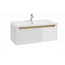 Fürdőszobaszekrény mosdóval Naturel Stilla 80x30x45 cm fehér STILLAD08005U3 fürdőszoba bútor