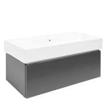 Fürdőszobaszekrény SAT Feel 100x30x46 cm mat SATFEEL100ANTU2 fürdőszoba bútor