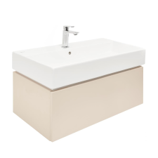 Fürdőszobaszekrény SAT Feel 80x30x46 cm mat SATFEEL80BEU2B fürdőszoba bútor