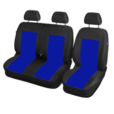  Furgon üléshuzat, 1+2 fekete-kék színű ülésbetét, üléshuzat