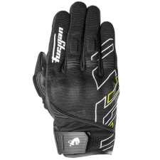Furygan Jet Neon D3O motoros kesztyű fekete-fehér-fluo sárga motoros kesztyű