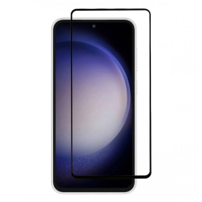 FUSION 5D Samsung Galaxy S23 FE Edzett üveg kijelzővédő (FSN-5DTG-S711-BK) mobiltelefon kellék