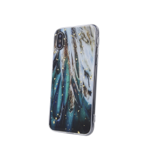 FUSION Gold Glam Feathers Samsung Galaxy A34 5G Tok - Csillámos/Mintás tok és táska