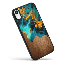 FUSION Print Samsung Galaxy A54 5G Tok - Kék/Barna tok és táska