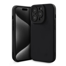 FUSION Softy Apple iPhone 15 Tok - Fekete (FSN-SO-IP-15-BK) tok és táska