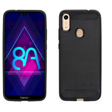 FUSION Trust Huawei Y6S/Honor 8A/Y6 Prime (2019) Szilikon Tok - Fekete tok és táska