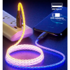 FUSION USB-A apa - Lightning apa 2.0 Adat és töltő kábel - Többszínű (1m) (FUSLEDCAUSBALI)