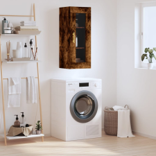  Füstös tölgy színű fali szekrény 34,5x34x90 cm bútor