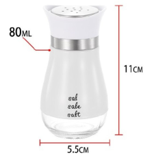  FŰSZERTARTÓ ÜVEG 80ML FEHÉR konyhai eszköz