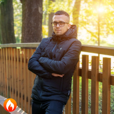 Fűthető kabát W-TEC HEATborg fekete XXL férfi kabát, dzseki