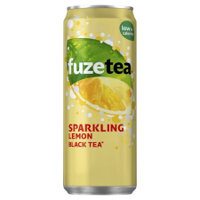 Fuze Tea Sparkling Black Tea citromos szénsavas fekete tea 330ml üdítő, ásványviz, gyümölcslé