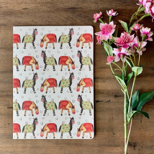  Füzet Alex Clark, vonalas, 18,5x25,5 cm, 40 oldal,Lovak füzet