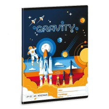  Füzet ARS UNA A/5 32 lapos kockás 27-32 Gravity füzet